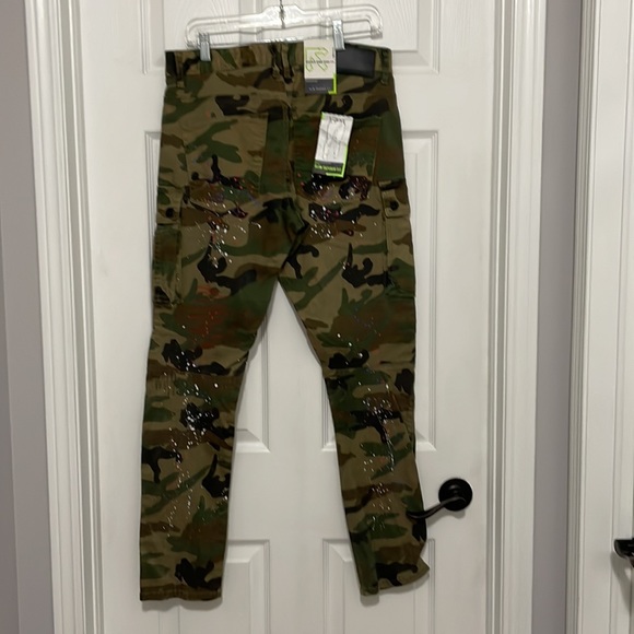 NWT MENS SMOKE RISE COOL CAMO JEANS - Picture 10 of 15